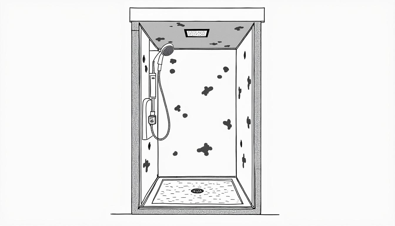 Moisissure plafond salle de bain : causes, risques et solutions efficaces 1 découvrez les causes courantes de la moisissure au plafond de votre salle de bain, les risques pour votre santé et des solutions efficaces pour éliminer et prévenir ce problème.