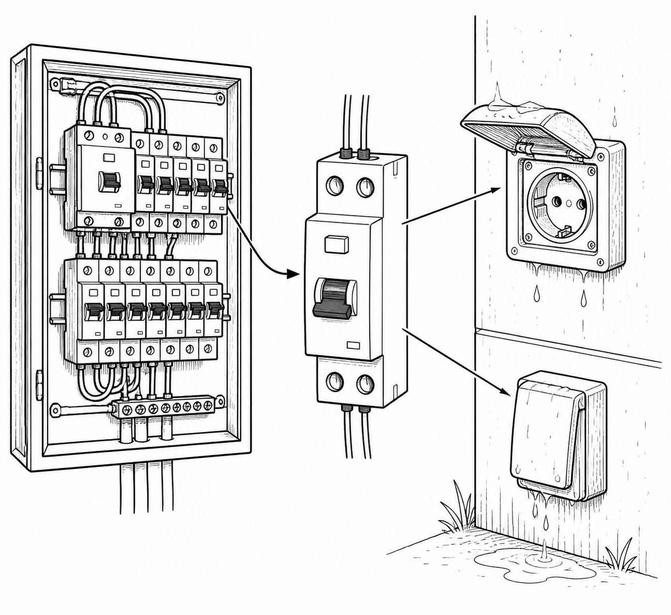 découvrez pourquoi votre disjoncteur différentiel saute lorsqu'il pleut, les causes courantes de ce problème électrique et les solutions pour y remédier efficacement.