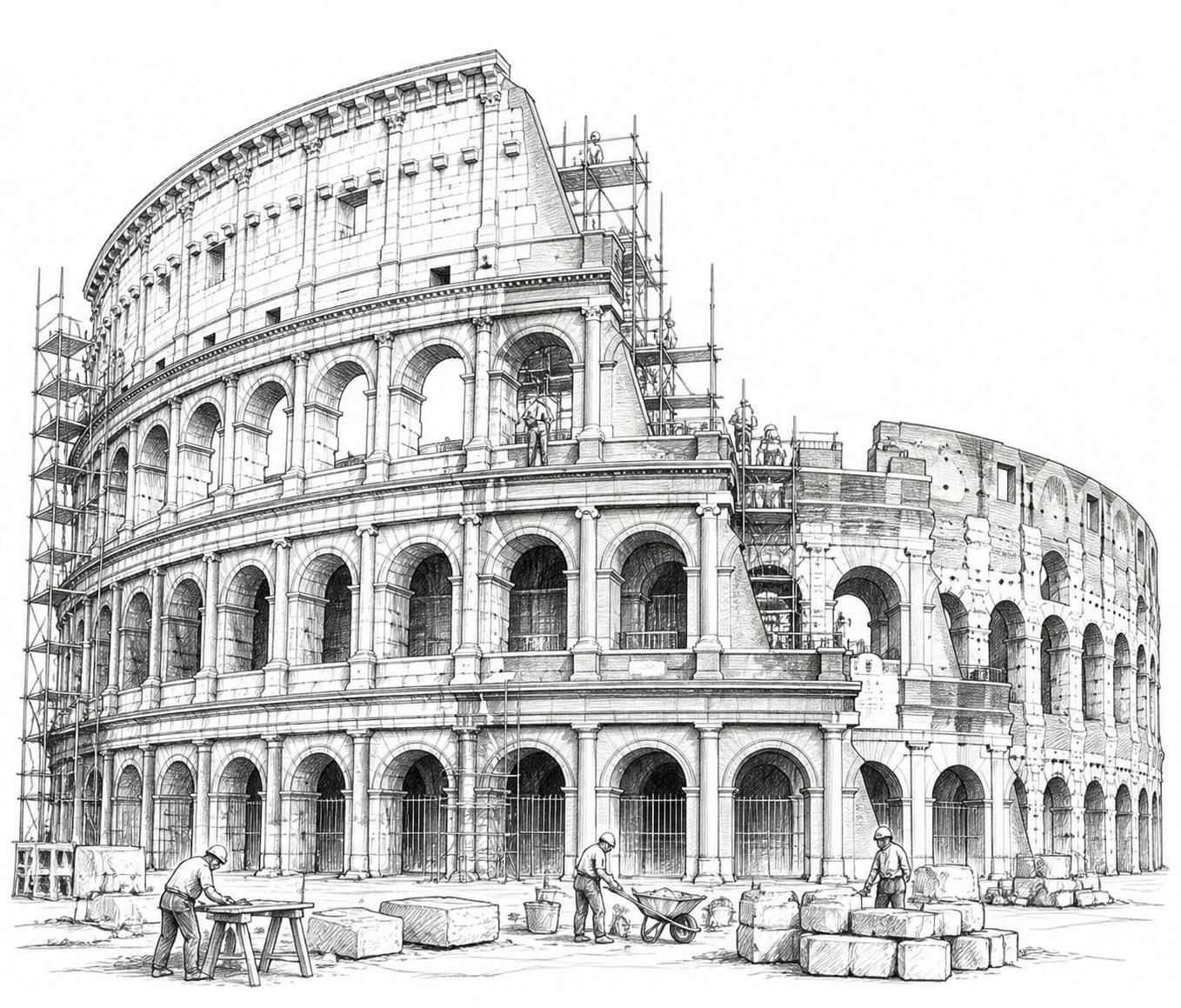 découvrez les dernières rénovations incontournables au colisée de rome et suivez l'évolution des travaux pour préserver ce monument historique emblématique.